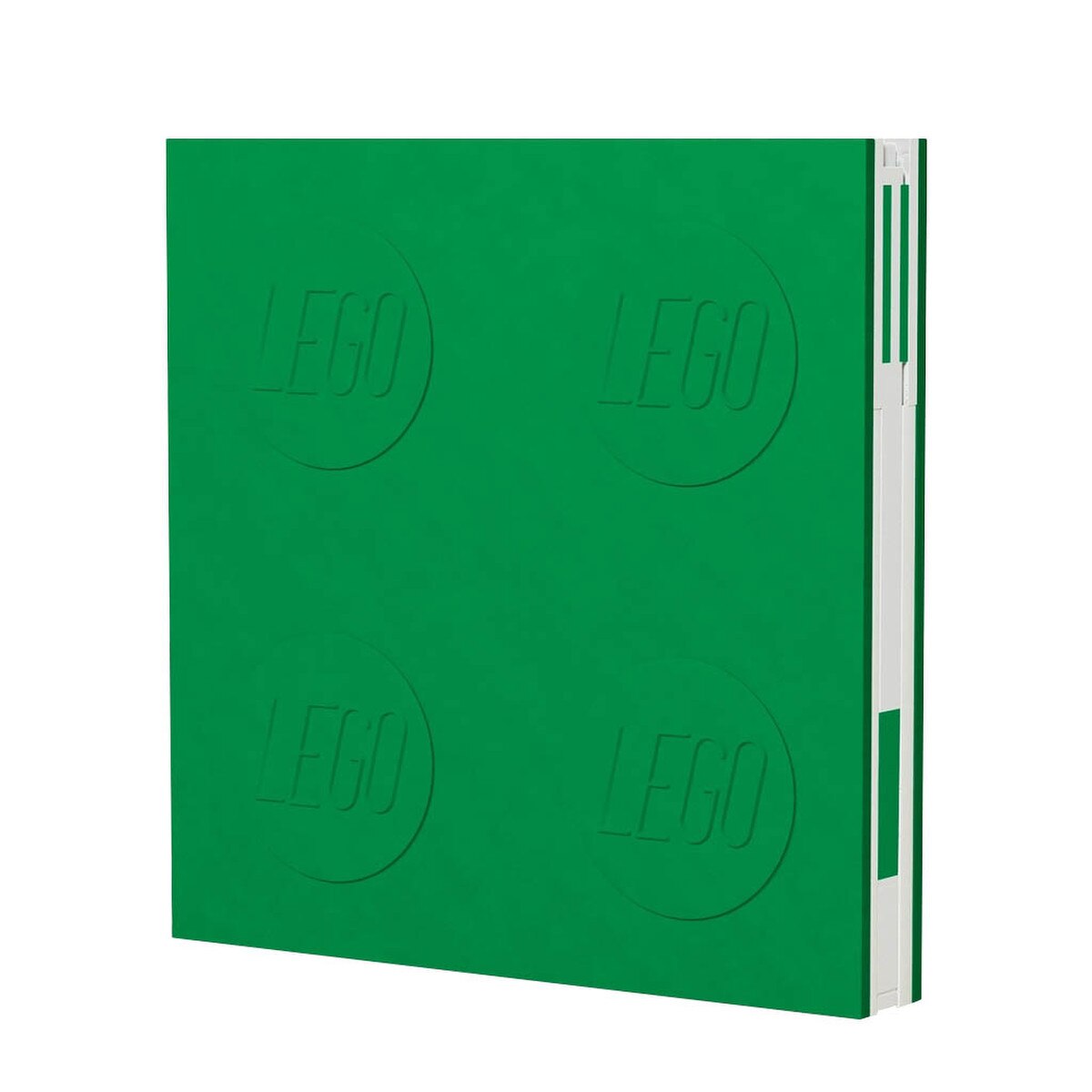 Lego Locking Notebook With Gel Pen - Green